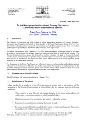 Travel Pass Scheme Application Form