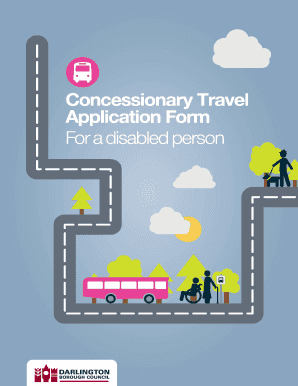English National Concessionary Travel Scheme Application