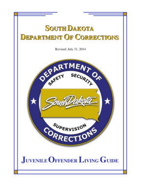 Juvenile Offender Living Guide - South Dakota Department of - doc sd