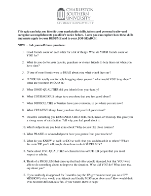 Career Skills Self-Assessment Quiz