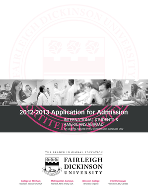 2012-2013 Application for Admission