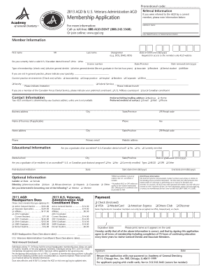 AGD Membership Application Form