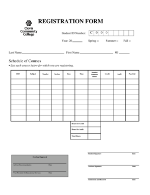 Student Registration Form