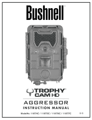 Agenda structure - Bushnell Aggressor Owners Manual - TrailCamPro