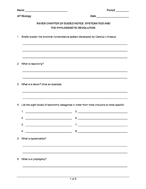 AP Biology Guided Notes