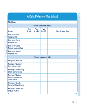 School Data Tracking Form
