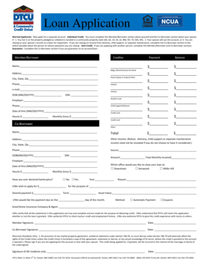 Loan Application Form