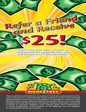 Moneytree Friend Referral Form