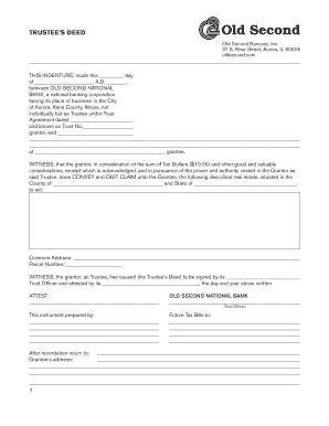 Trustee’s Deed