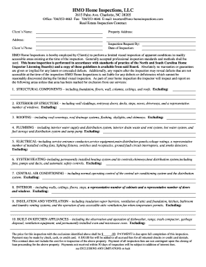 Real Estate Inspection Contract