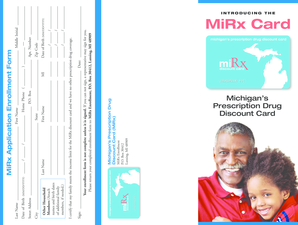 Michigan Prescription Drug Discount Card Application