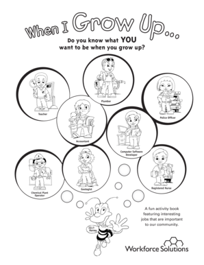 Community Jobs Activity Book