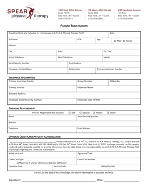 Patient Registration Form