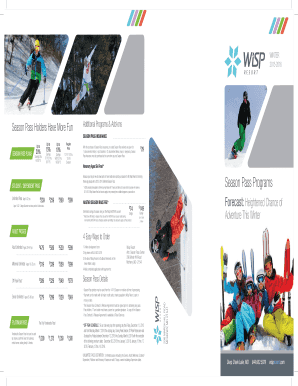 Wisp Resort Season Pass Application