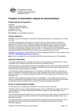 Freedom of Information Request Form
