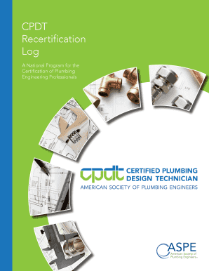 CPDT Recertification Log