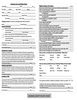 Wicomico County Athletic Packet
