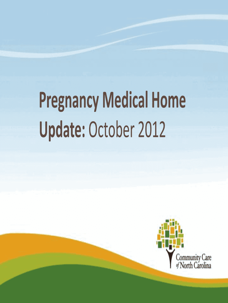 Fillable Online Pregnancy Medical Home Fax Email Print pdfFiller