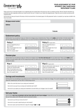 Interest-Only Mortgage Repayment Plan Assessment