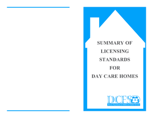 Illinois Day Care Home Licensing Standards Verification