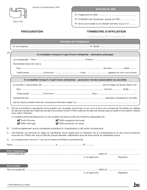 Cachet d’identification SSA