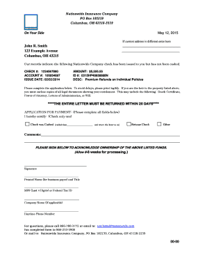 Sample courtesy letter PDF - Nationwide Insurance