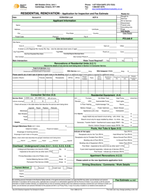 Residential Renovation Inspection Application
