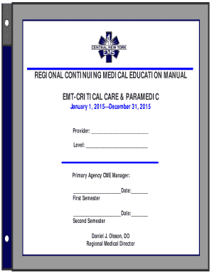 Regional Continuing Medical Education Manual