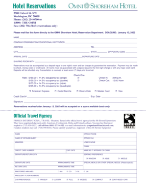 Hotel Reservation Form