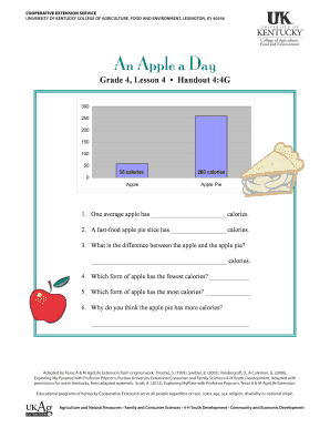 Grade 4 Nutrition and Activity Worksheet