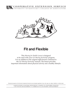 Fit and Flexible Lesson Plan