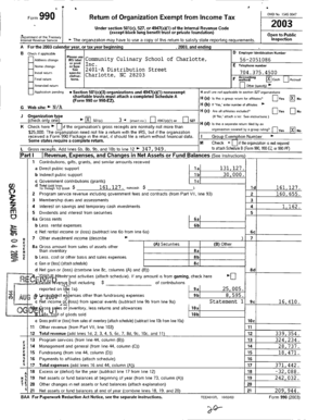 Form 990 Return of Organization Exempt from Income Tax