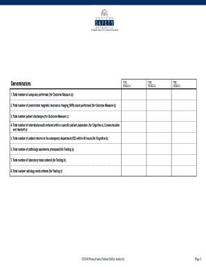 Diagnostic Error Measures Worksheet