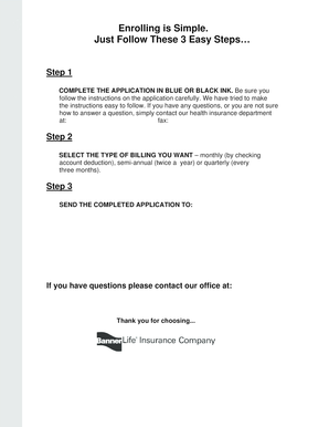 Life Insurance Application