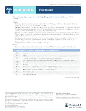 Thyroid Cancer Underwriting Form