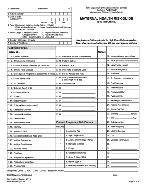 Maternal Health Risk Guide