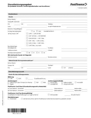 Dienstleistungsangebot