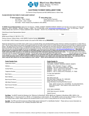 Electronic Payment Enrollment Form