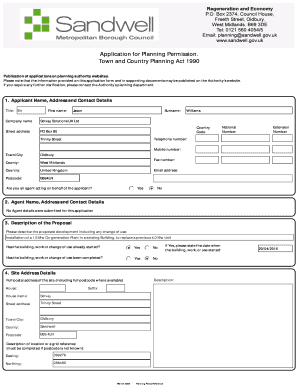 UK Planning Permission Application