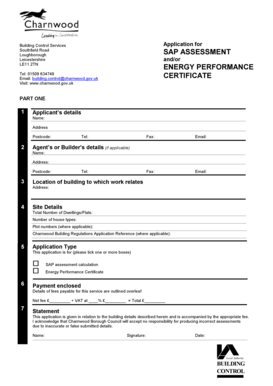 UK SAP Assessment Application