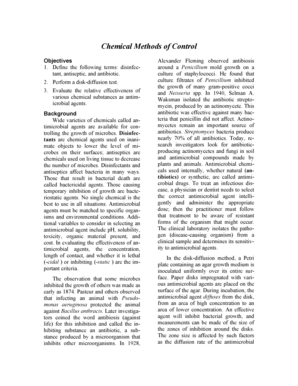 Chemical Methods of Control Lab