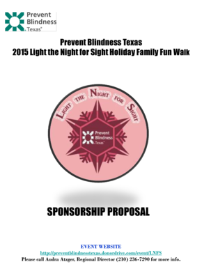 Learn more about the Light the Night for Sight sponsorship ...