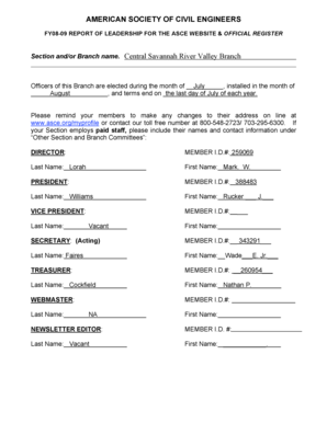 Information - ASCE South Carolina Section - ascesc