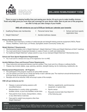 HNE Wellness Reimbursement Form