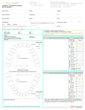 Formulaire de commande Incognito™ Lite Appliance System