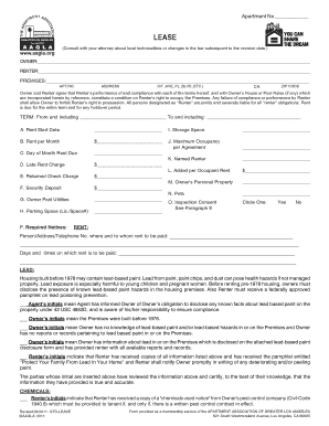 California Residential Lease Agreement