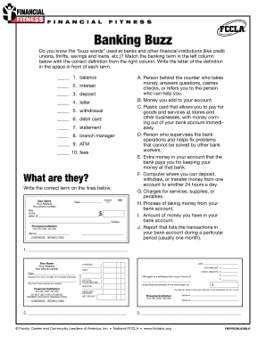 Financial Fitness HANDOUTS - fcclainc