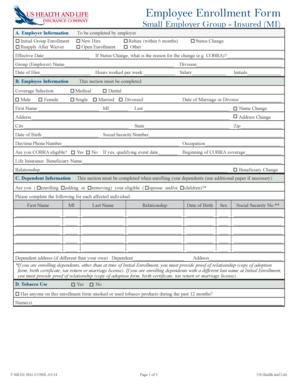 Employee Enrollment Form