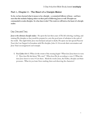 5-Day Inductive Bible Study on Disciple Making