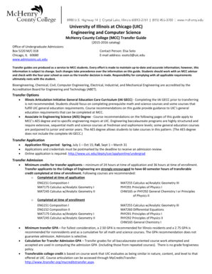 UIC Engineering Transfer Guide